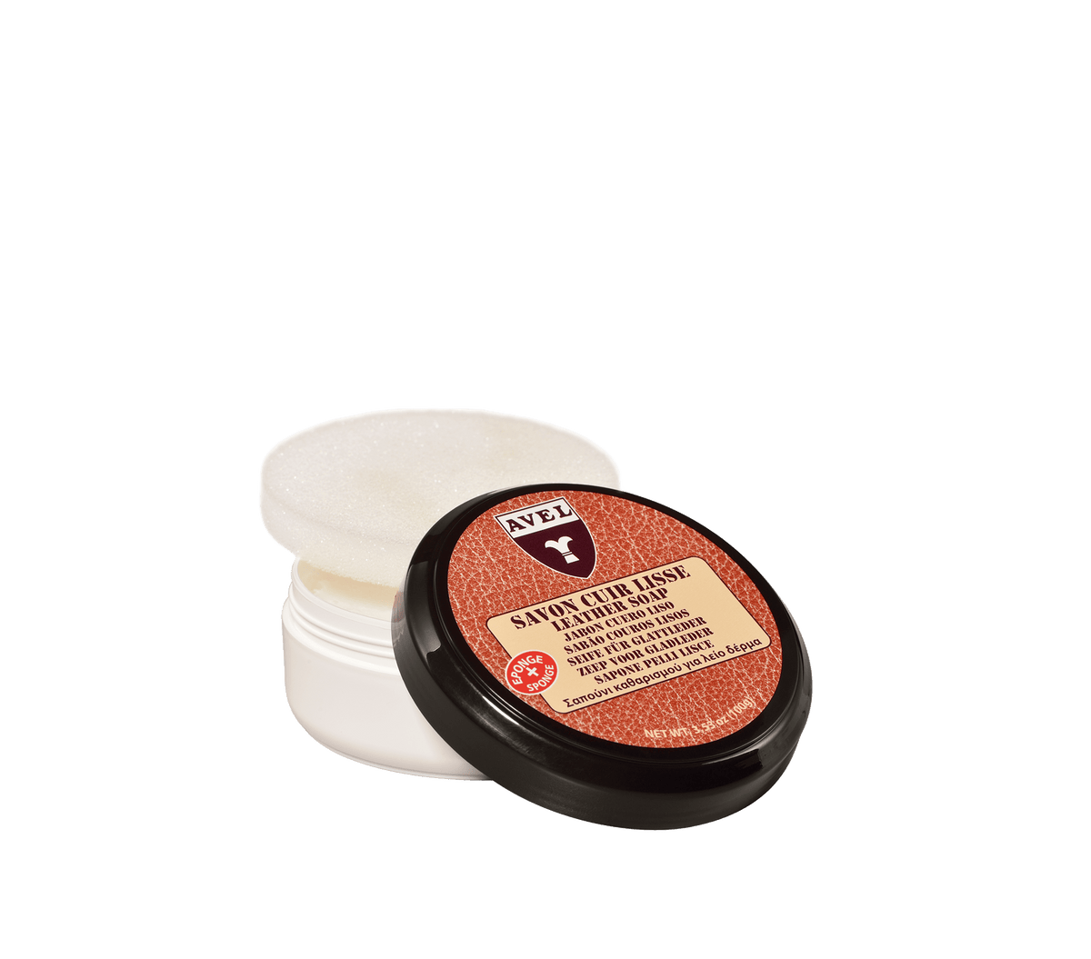 Savon Cuir Régénérant Nettoyant + Éponge